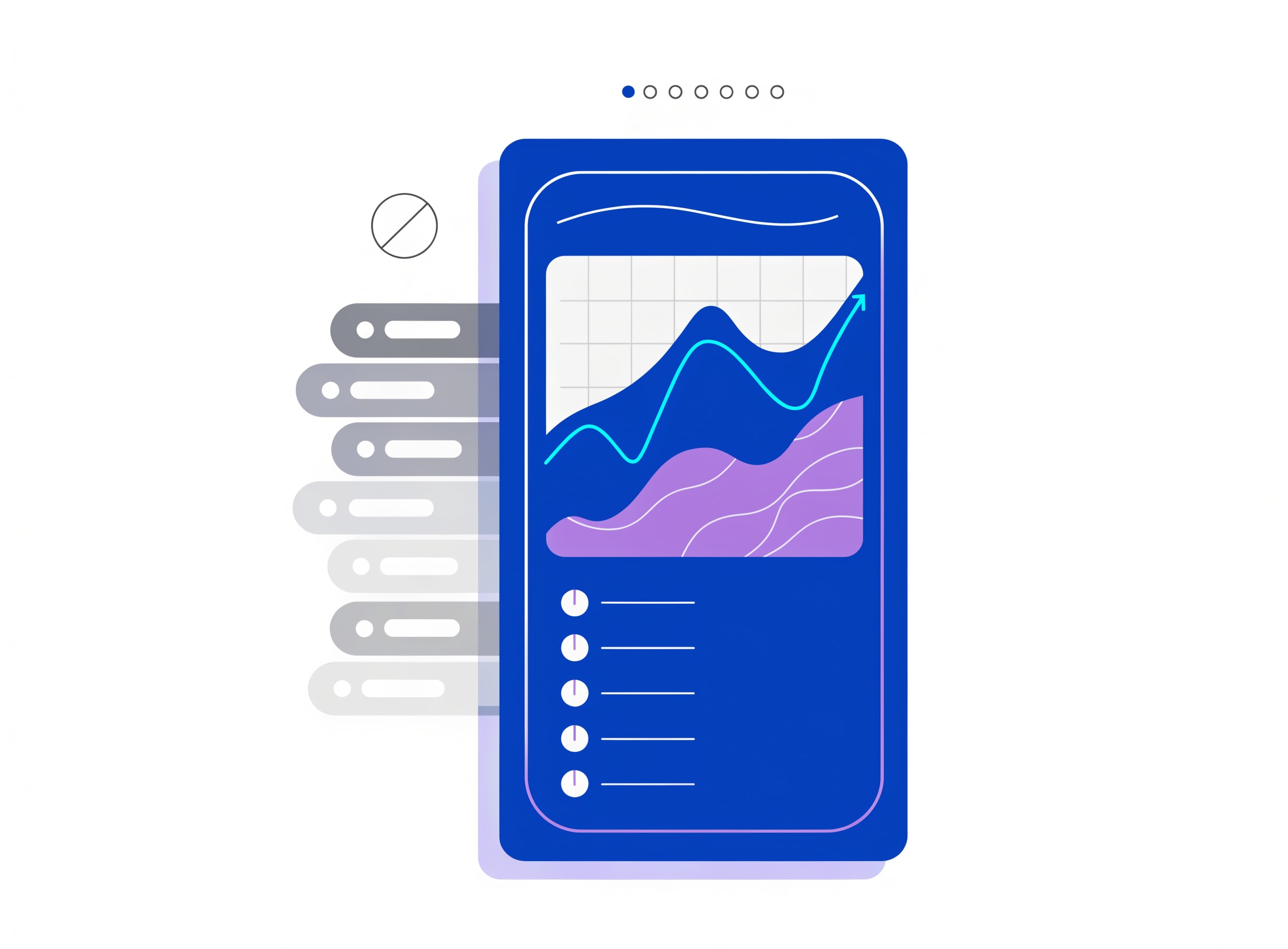the-weekly-readout shows a single vertical report page with condensed summary, chart snippet and what-changed markers, next to a faded stack of dashboard tabs marked not-this