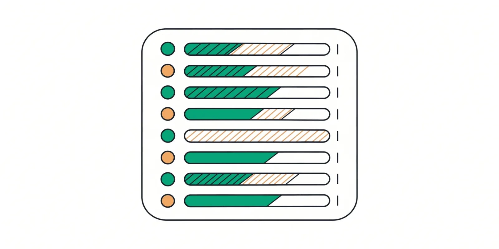 the-deal-gauge scores ten dimensions with each row flagged confirmed (green) or estimated (amber), so a total score is legible in context