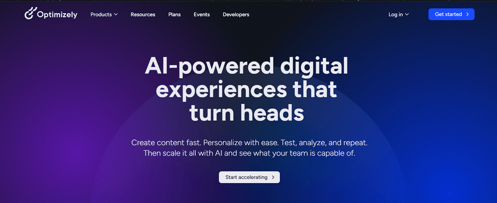 Optimizely enterprise testing platform