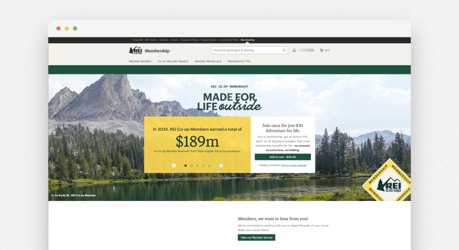 Lifecycle-based email personalization example