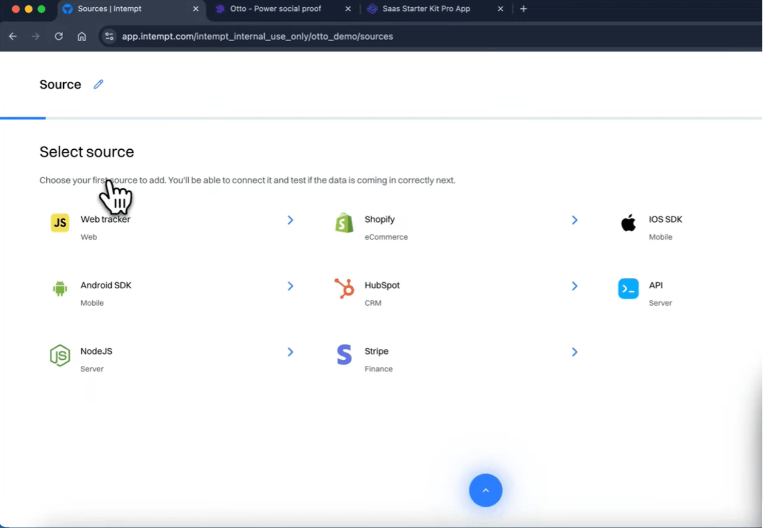 Behavioral tracking that identifies which page a visitor is evaluating